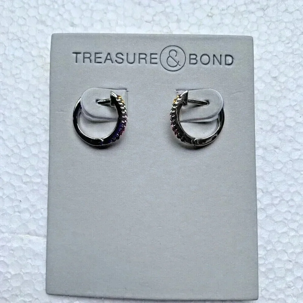 NEW Treasure & Bond Nordstrom Fashion Hoop Earrings